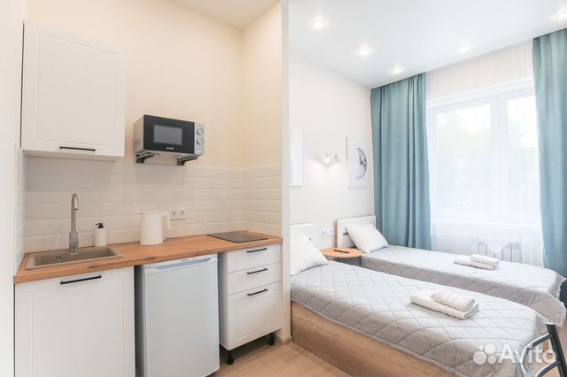 

Квартира-студия, 20 м², 2 кровати