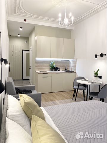 

Квартира-студия, 25 м², 2 кровати
