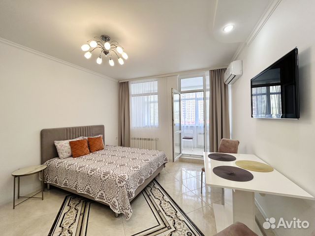 

Квартира-студия, 33 м², 2 кровати