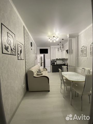 

1-к. квартира, 52 м², 3 кровати