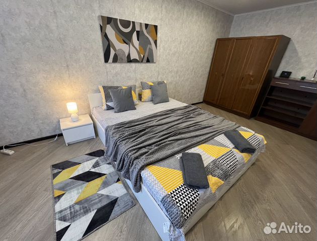 

1-к. квартира, 44 м², 1 кровать