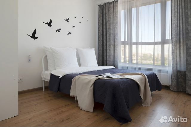 

1-к. квартира, 38 м², 2 кровати