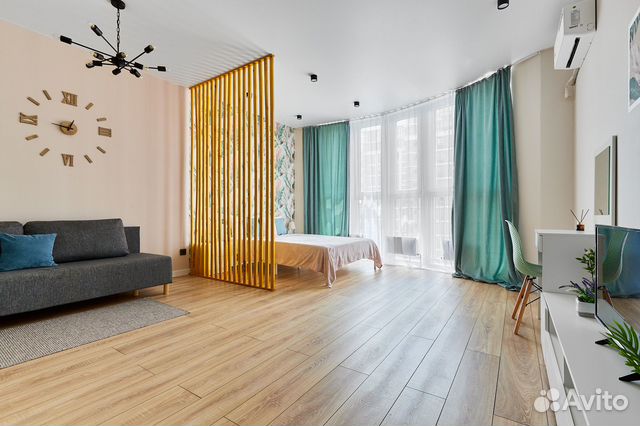 

Квартира-студия, 30 м², 4 кровати