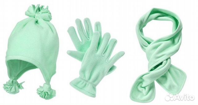 Шапки, варежки и шарфы 1-7 лет