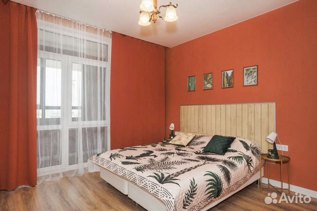 

1-к. квартира, 41 м², 2 кровати