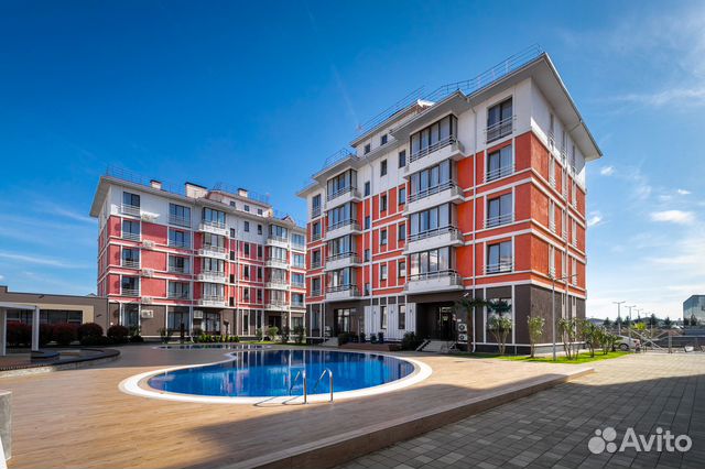 

Квартира-студия в апарт-отеле, 30 м², 2 кровати