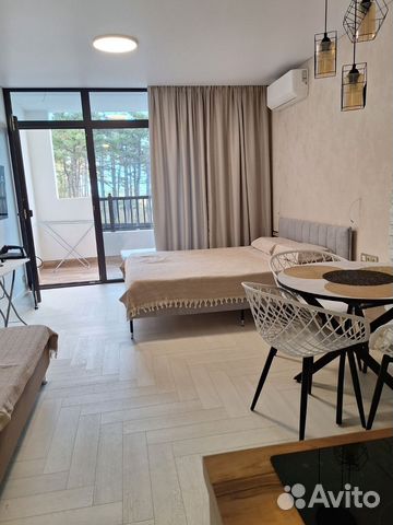 

Квартира-студия, 32 м², 2 кровати