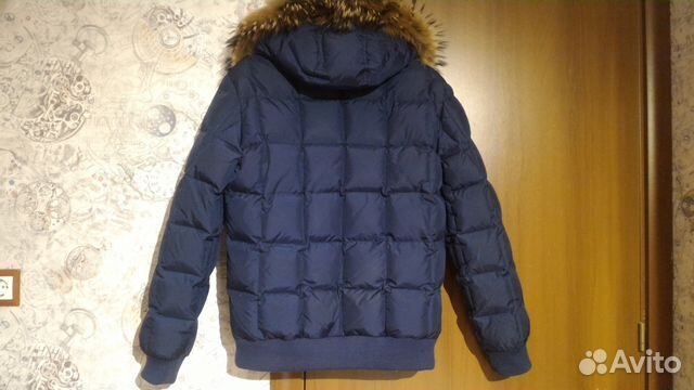 Молодежный мужской пуховик