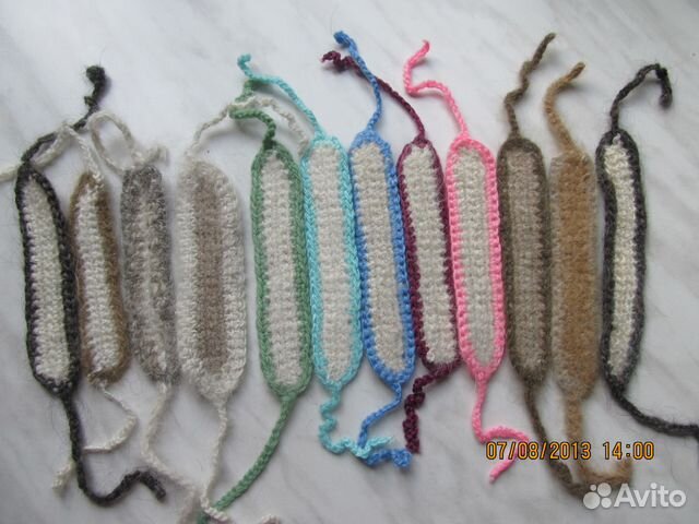 Фенечки из собачьей шерсти Фенечки из собачьей шерсти