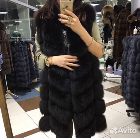 Жилет из песца (Новый ) Жилет из песца (Новый )
