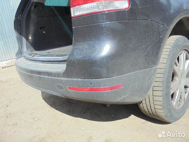 Бампер задний VW Touareg. В сборе. Парктроники