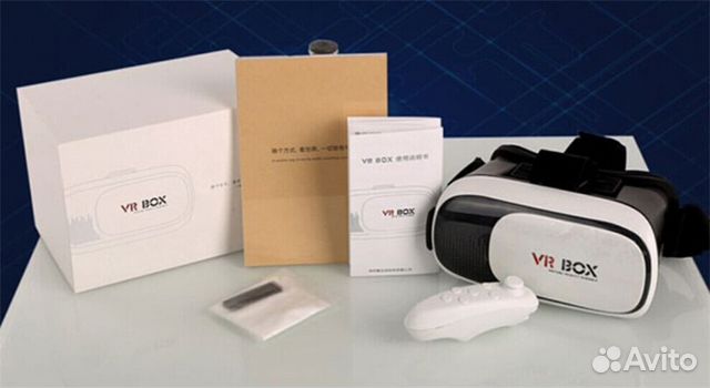 3д очки-шлем виртуальной реальности VR BOX 2.0