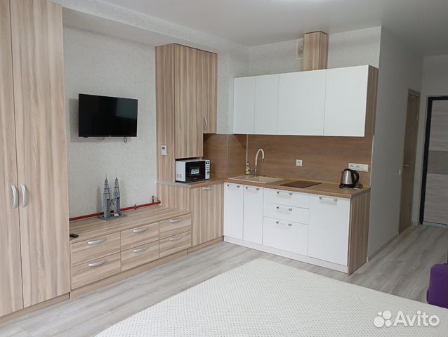

Квартира-студия, 28 м², 2 кровати