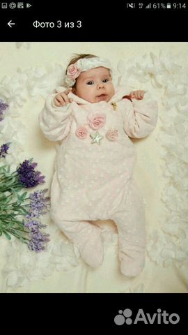 Chouopette новый утепленный комбинезон 62— фотография №1