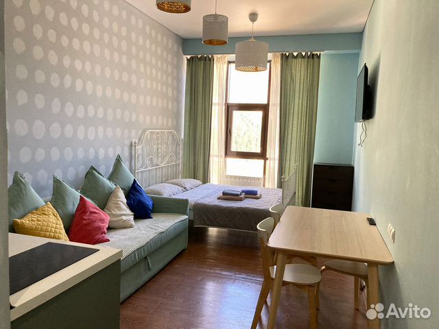 

Квартира-студия, 27 м², 2 кровати