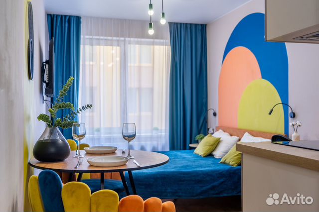 

Квартира-студия, 24 м², 1 кровать