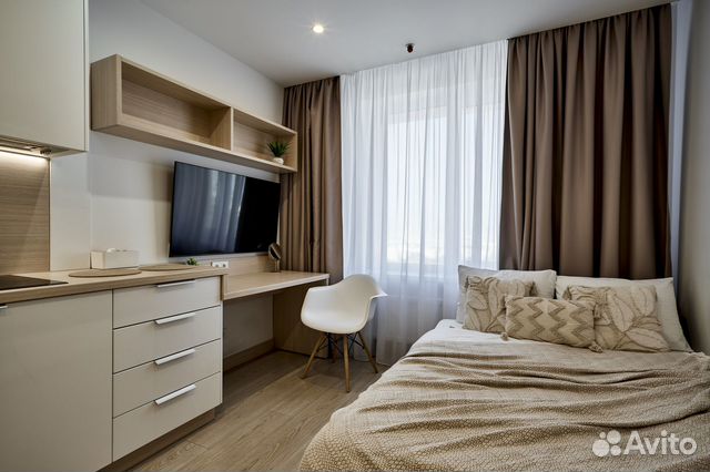 

Квартира-студия, 23 м², 1 кровать