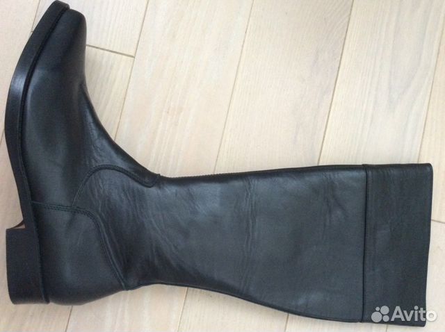 Женские Сапоги Yohji Yamamoto Япония кожа Казаки Женские Сапоги Yohji Yamamoto Япония кожа Казаки