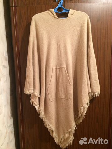 Пончо шерстяное индийское Пончо шерстяное индийское