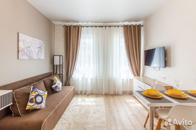 

Квартира-студия, 28 м², 2 кровати