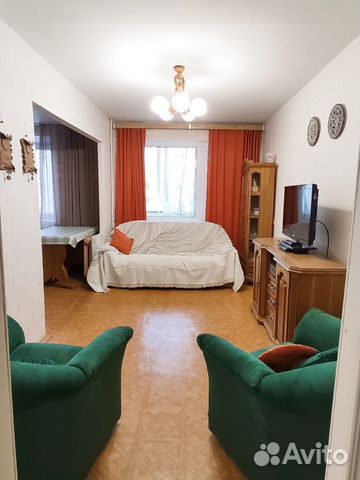 

2-к. квартира, 46 м², 2 кровати