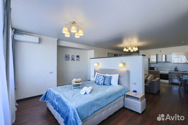 

1-к. квартира, 55 м², 2 кровати