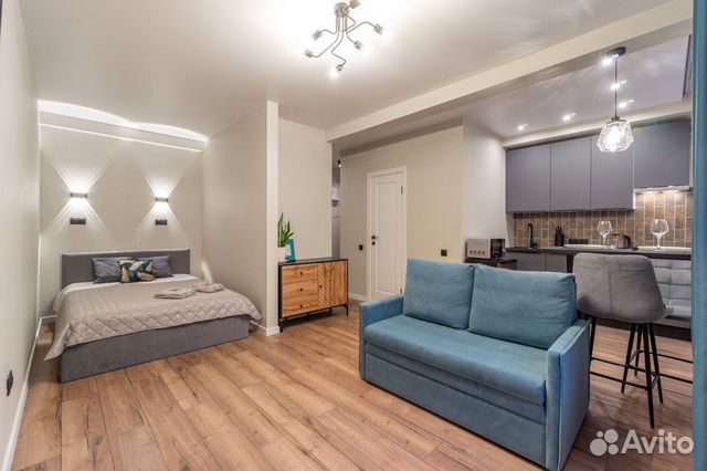 

Квартира-студия, 31 м², 2 кровати