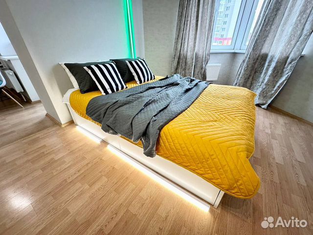

1-к. квартира, 43,6 м², 2 кровати