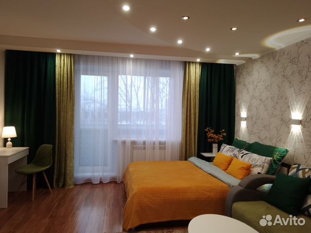 

1-к. квартира, 36 м², 2 кровати