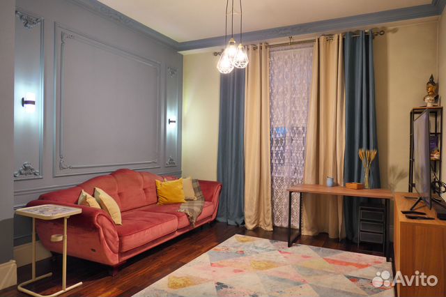 

2-к. квартира, 45 м², 2 кровати