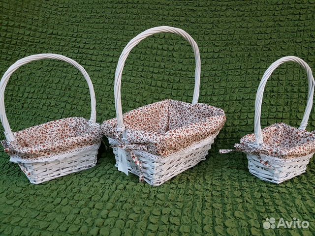 Корзинки плетеные из ивы