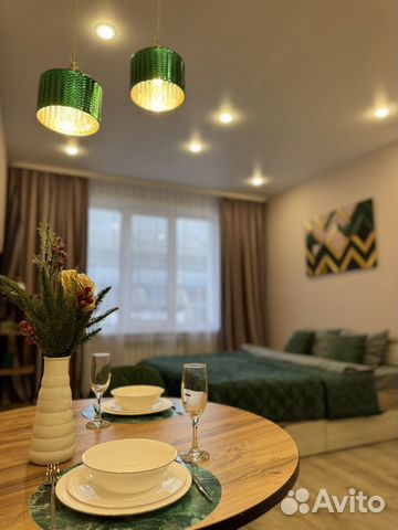 

Квартира-студия, 27 м², 1 кровать