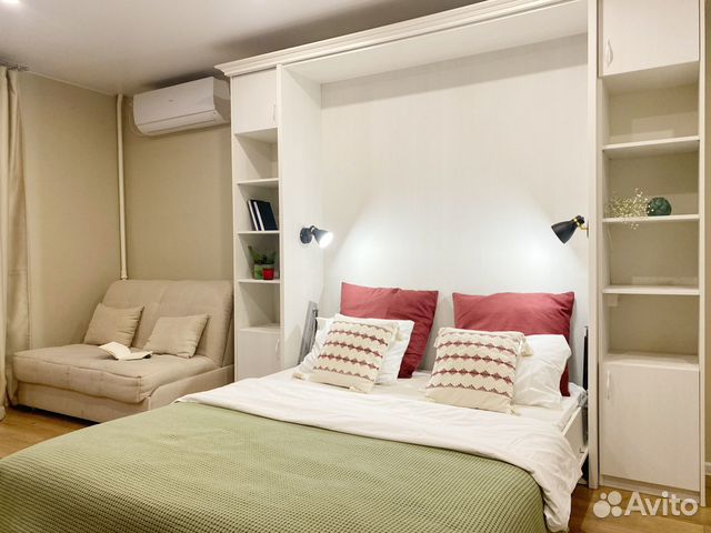 

Квартира-студия, 30 м², 2 кровати