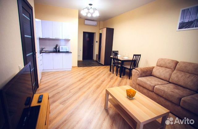 

1-к. квартира, 54 м², 2 кровати