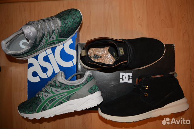 Новые кроссовки Asics tiger,DC Shoes Новые кроссовки Asics tiger,DC Shoes
