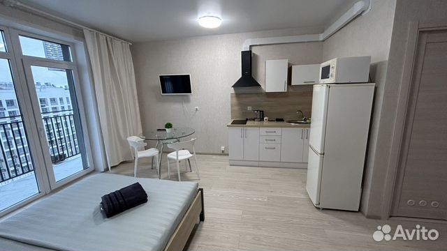 

Квартира-студия, 32 м², 2 кровати