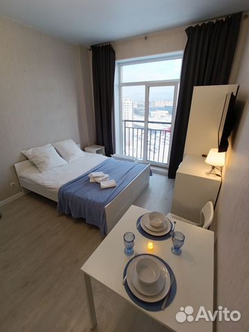 

Квартира-студия, 26 м², 2 кровати