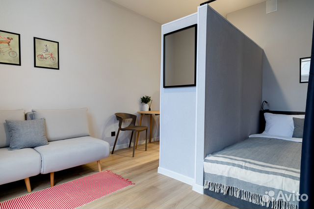 

Квартира-студия, 26 м², 2 кровати