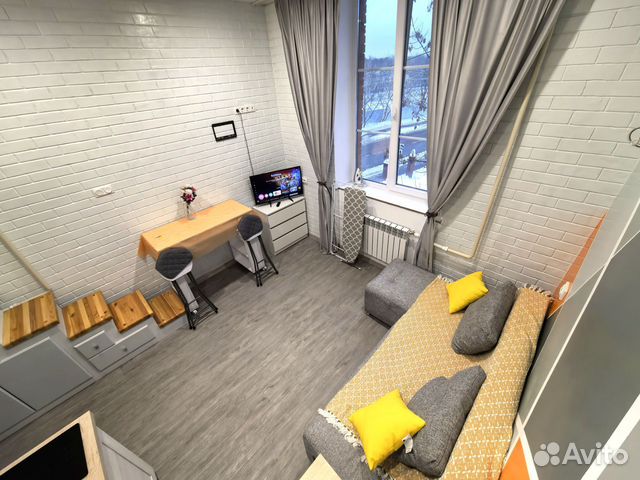 

Квартира-студия, 29 м², 2 кровати