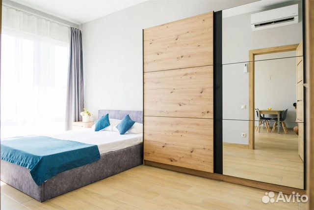 

1-к. квартира в апарт-отеле, 42 м², 3 кровати