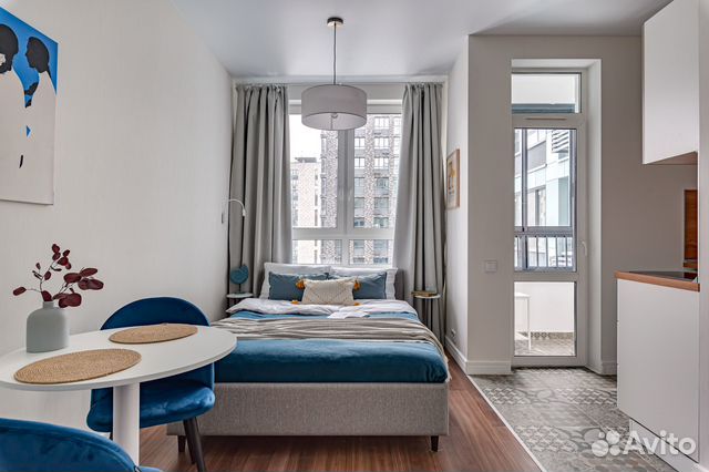 

Квартира-студия, 18,9 м², 1 кровать