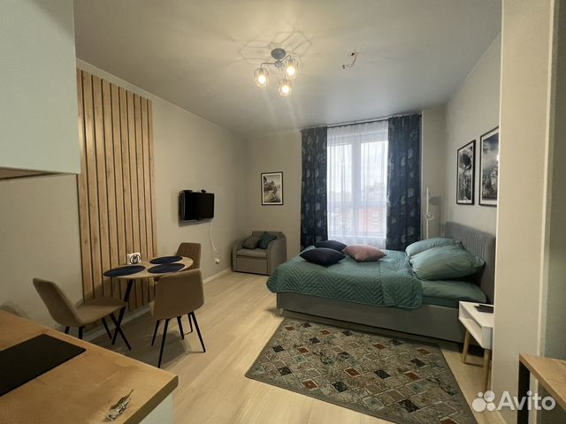 

Квартира-студия, 30 м², 2 кровати