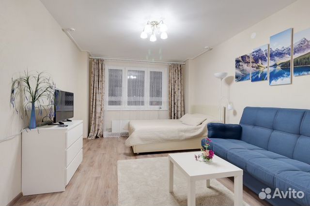 

1-к. квартира, 40 м², 2 кровати