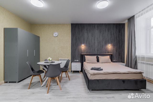

Квартира-студия, 37 м², 2 кровати