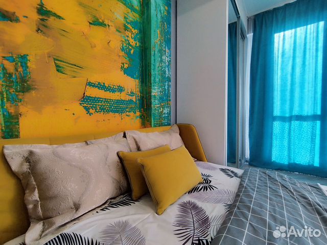 

Квартира-студия, 35 м², 2 кровати