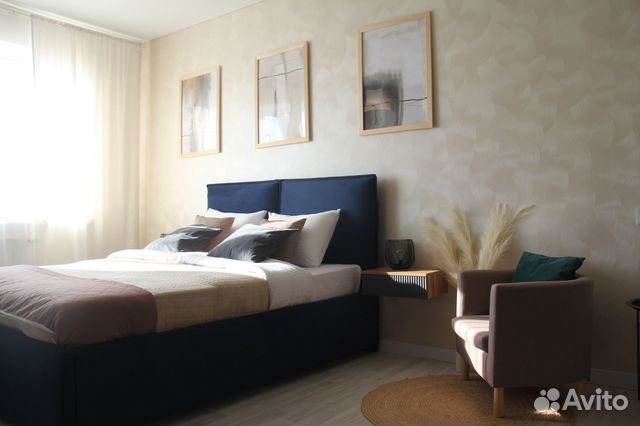 

1-к. квартира, 42 м², 2 кровати