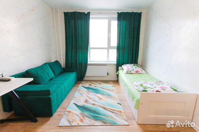 

Квартира-студия, 25 м², 2 кровати