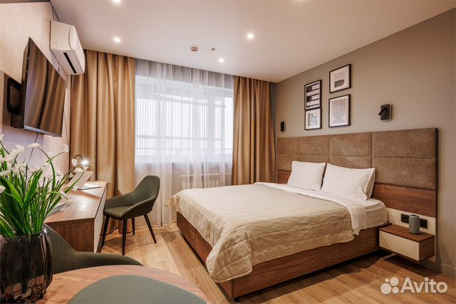 

Квартира-студия в апарт-отеле, 21 м², 3 кровати