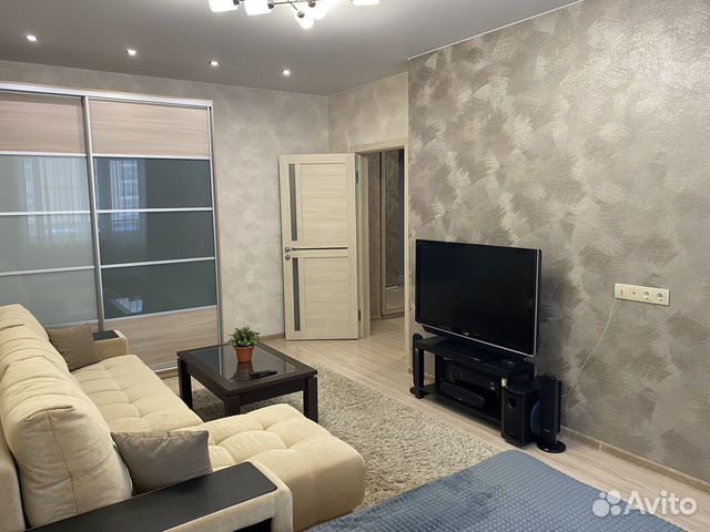 

1-к. квартира, 44 м², 2 кровати