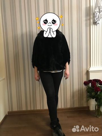 Черная коротка норковая шуба Черная коротка норковая шуба